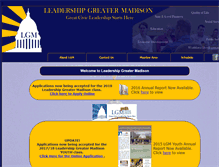 Tablet Screenshot of leadershipgreatermadison.org